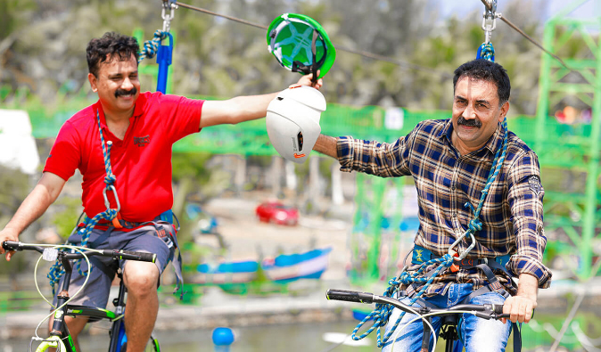 Sky Cycling in cherai kerala